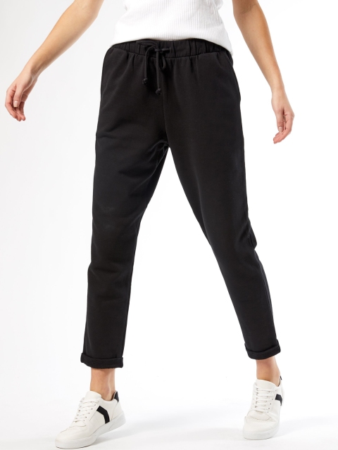 

DOROTHY PERKINS Women Black Solid Track Pants