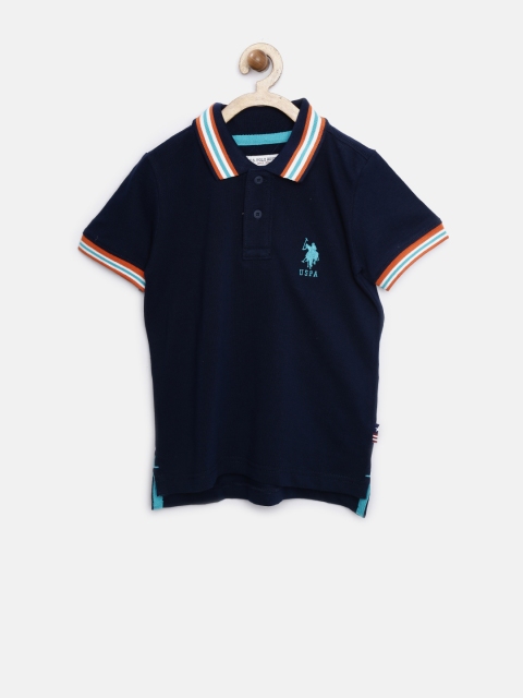 

U.S. Polo Assn. Kids Boys Navy Polo T-shirt, Navy blue