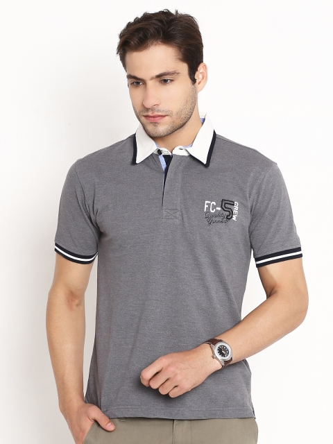 

Fort Collins Grey Melange Polo T-shirt