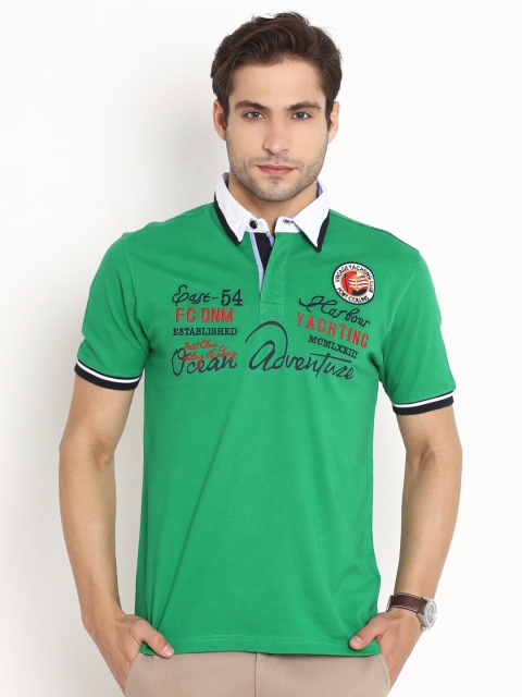 

Fort Collins Green Embroidered Detail Polo T-shirt