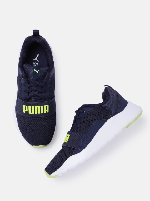 

Puma Kids Navy Blue Wired SoftFoam Running Shoes