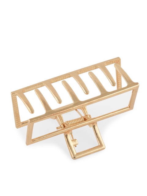 

ToniQ Gunmetal-Toned Alligator Hair Clip, Metallic