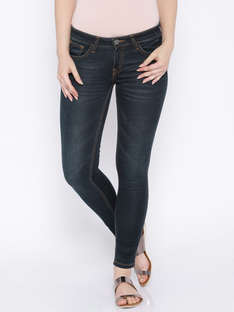

Tokyo Talkies Blue Skinny Fit Stretchable Jeans