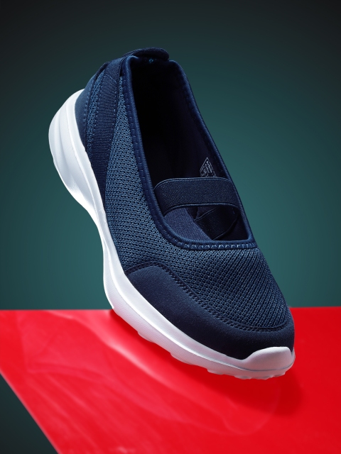 

HRX by Hrithik Roshan Women Navy Blue Knitted Slip-On Sneakers
