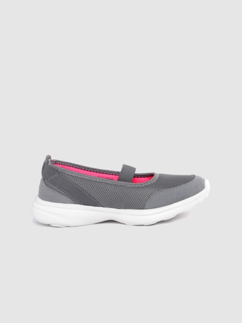 

HRX by Hrithik Roshan Women Charcoal Grey Knitted Slip-On Sneakers