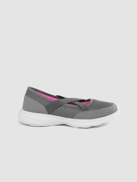 

HRX by Hrithik Roshan Women Grey Knitted Slip-On Sneakers