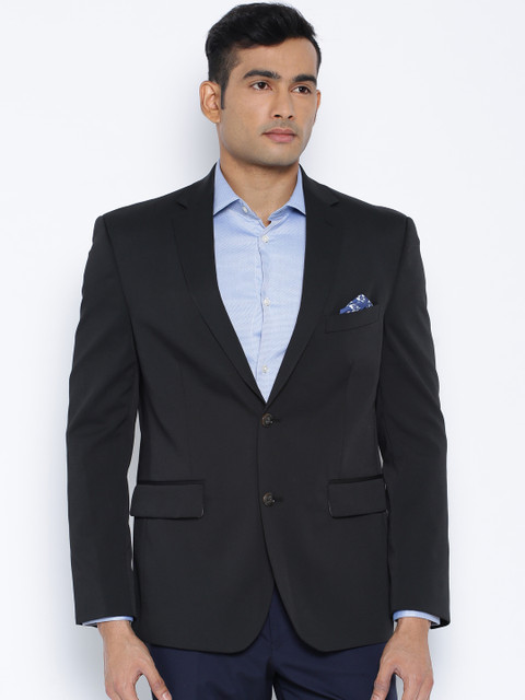 

SUITLTD Black Regular Fit Single-Breasted Blazer