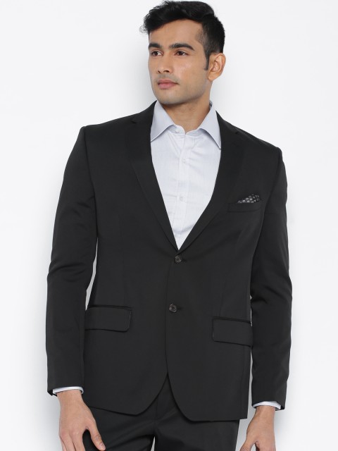 

SUITLTD Black Single-Breasted Formal Blazer