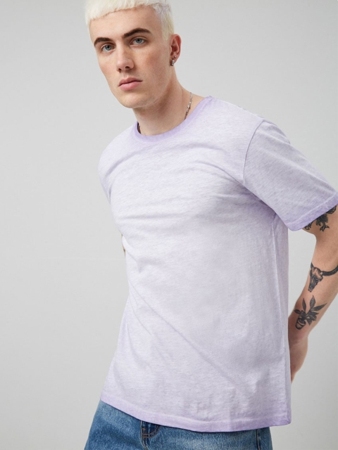 

FOREVER 21 Men Purple T-shirt