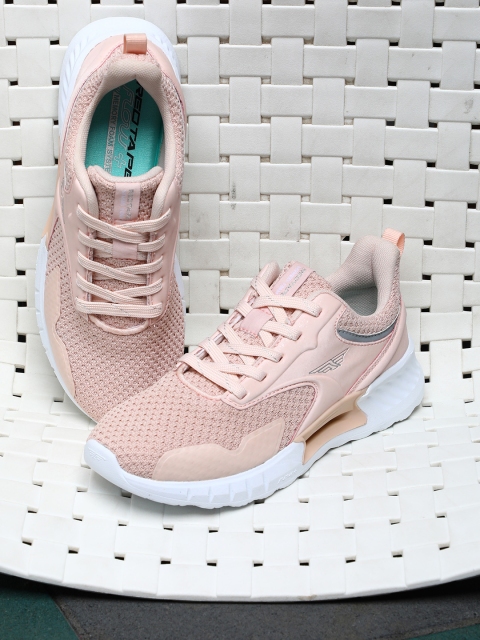

Red Tape Women Peach-Coloured Textile Walking Shoes
