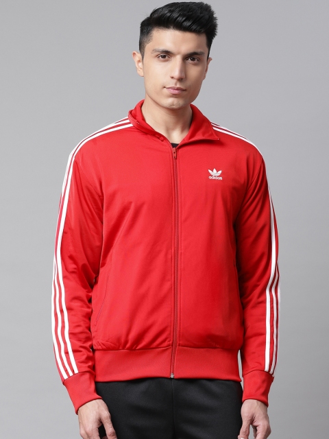 

ADIDAS Originals Men Red Solid Firebird Track Jacket