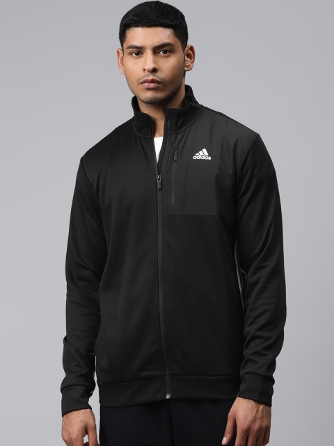 

ADIDAS Men Black Mast Haves Solid Sporty Jacket