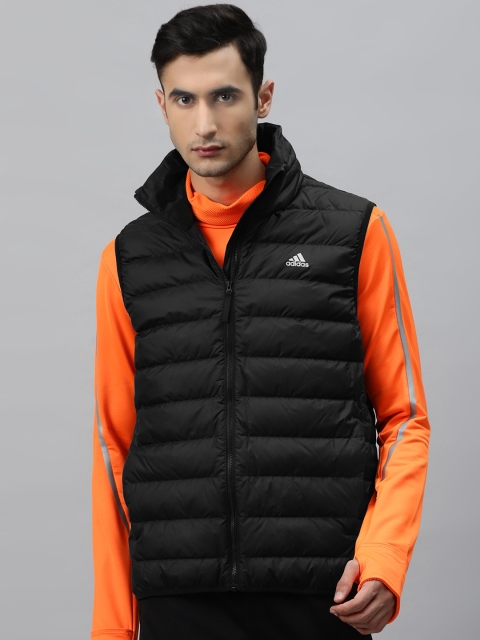 

ADIDAS Men Black Solid Lightweight Todown Jacket
