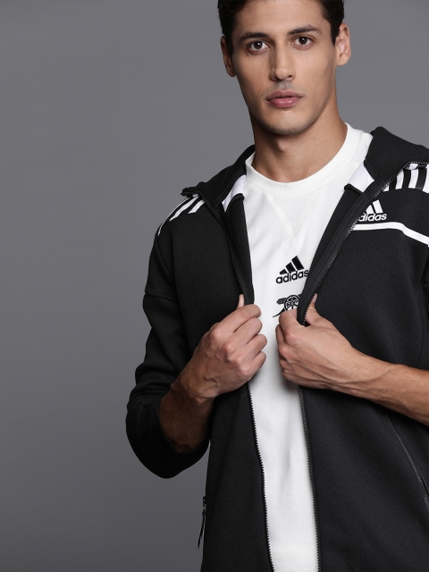 

ADIDAS Men Black Solid Tokyo Pack Z.N.E. Hoodie