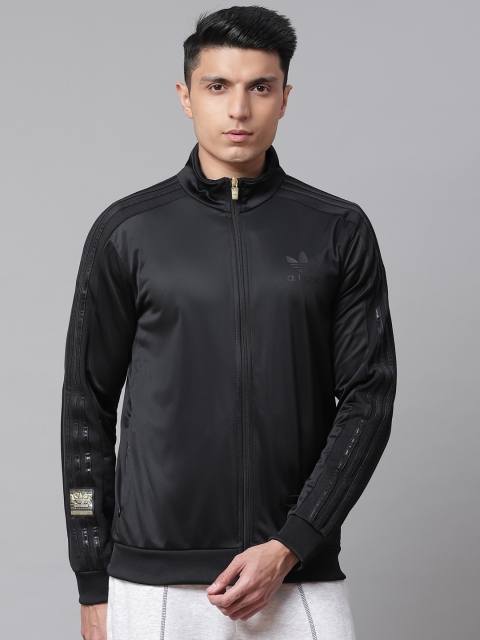 

ADIDAS Originals Men Black Chile 20 Solid Track Jacket