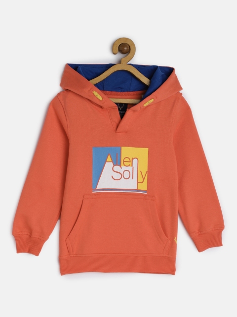 

Allen Solly Junior Boys Coral Printed Hooded Sweatshirt