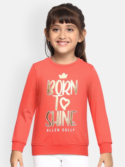 

Allen Solly Junior Girls Red & Yellow Printed Sweatshirt