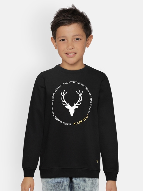 

Allen Solly Junior Boys Black Printed Sweatshirt