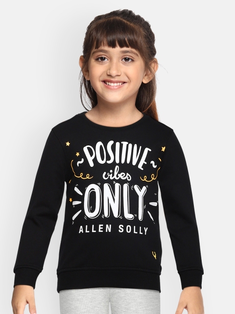 

Allen Solly Junior Girls Black Printed Sweatshirt
