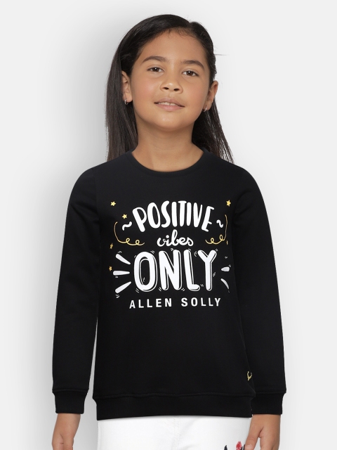 

Allen Solly Junior Girls Black Printed Sweatshirt