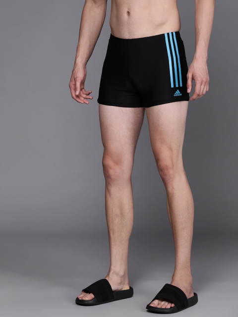 

ADIDAS Men Black Solid Sustainable Swim Shorts