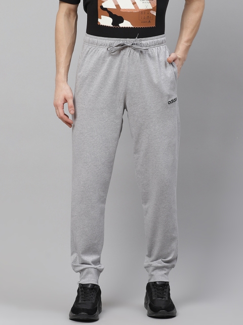 

ADIDAS Men Grey Melange ESS SJ Solid Joggers