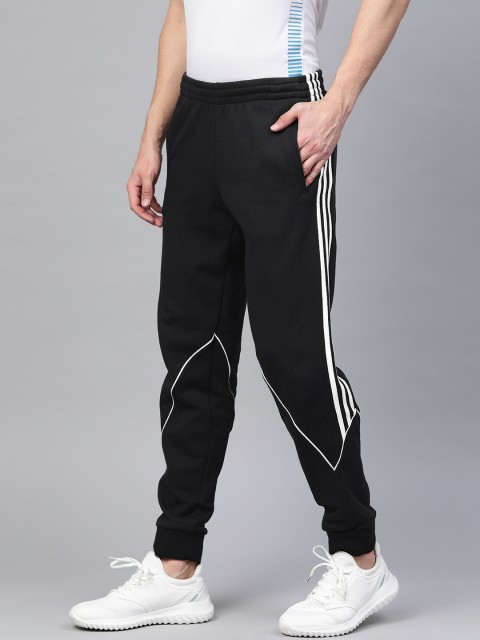 

ADIDAS Originals Men Black & White Solid Pure Cotton B TRF ABS SWTPT Joggers
