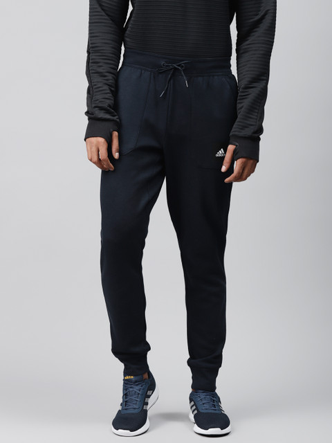 

ADIDAS Men Navy Blue Solid Sports Inspired Must Haves Track Pants