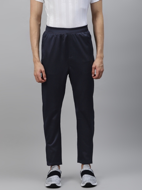 

ADIDAS Men Navy Blue Solid City Base Training Track Pants