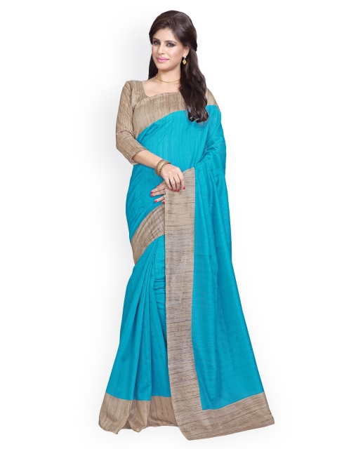

Mirchi Fashion Blue Art Silk Traditional Saree