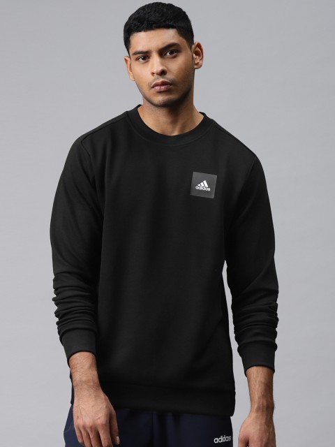 

Adidas Men Black Must Haves Crew STA Solid Sweatshirt