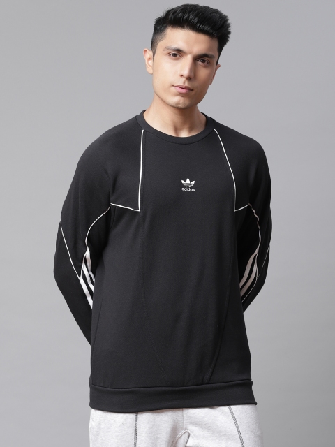 

ADIDAS Originals Men Black Trefoil AB Crew Neck Sweatshirt