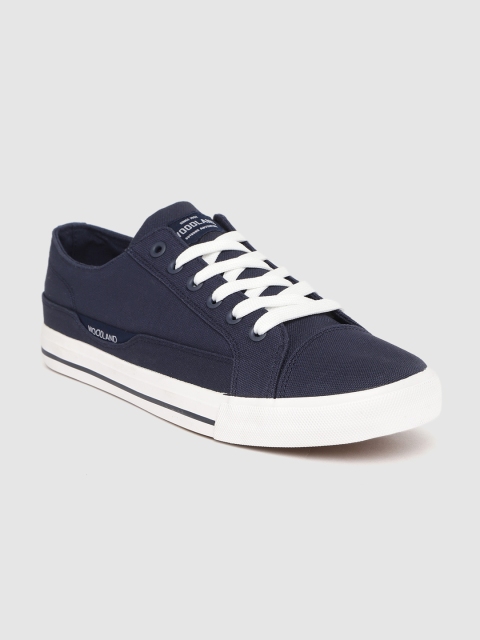 

Woodland Men Navy Blue Solid Sneakers