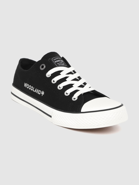 

Woodland Men Black Solid Sneakers