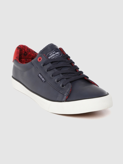 

Woodland Men Navy Blue Solid Sneakers