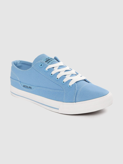 

Woodland Men Blue Solid Sneakers