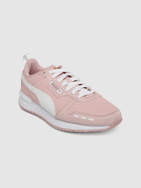

Puma Women Peach-Coloured Solid R78 SL Sneakers