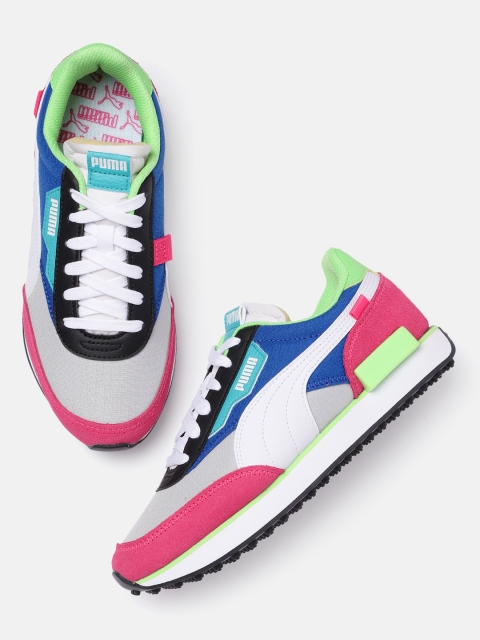 

Puma Unisex Multicoloured Future Rider Play On Regular Sneakers, Multi