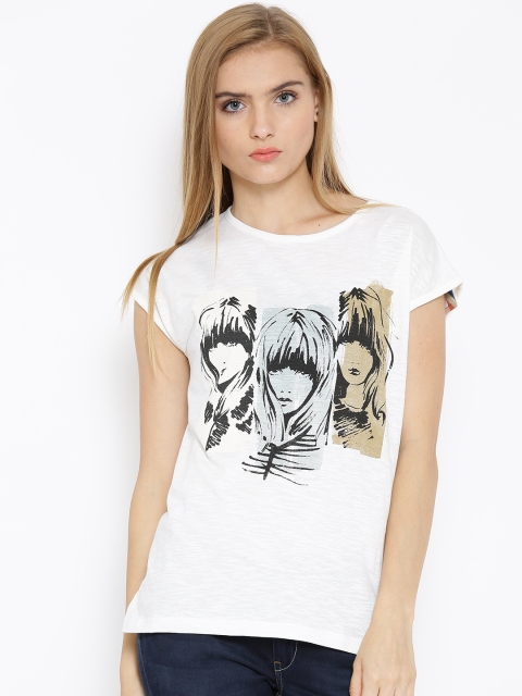 

Pepe Jeans White Printed T-shirt