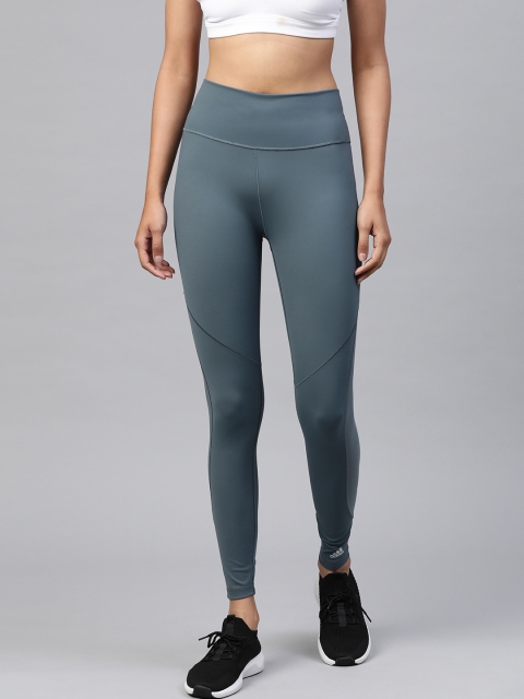 

ADIDAS Women Blue Believe This 2.0 3-Stripes Mesh Training Tights