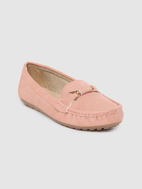 

TRASE Women Pink Solid Loafers