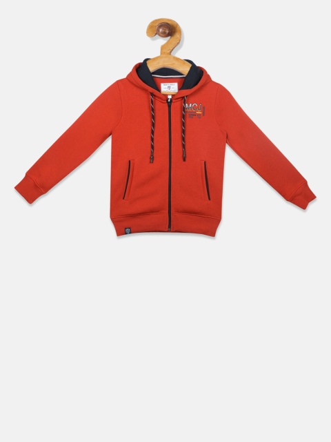 

Monte Carlo Boys Red Solid Hooded Sweatshirt