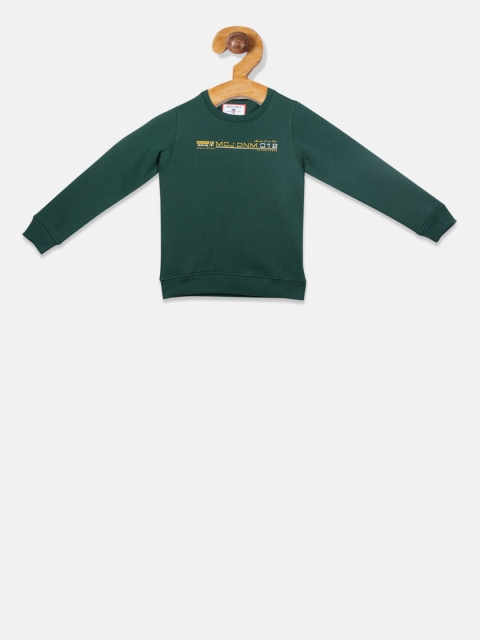 

Monte Carlo Boys Green Printed Sweatshirt