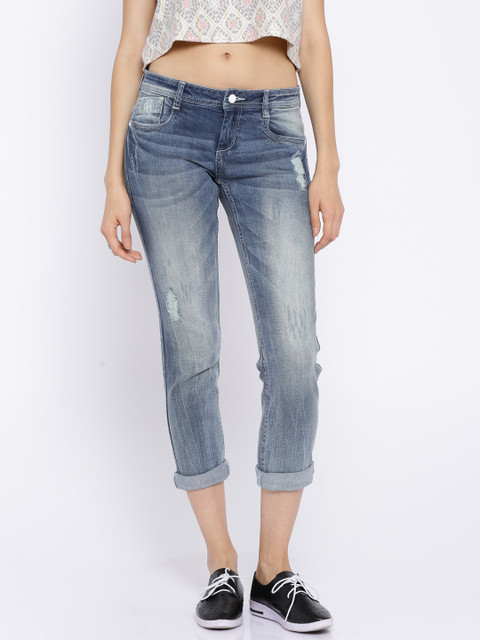 

Flying Machine Blue Washed Veronica Skinny Stretchable Jeans