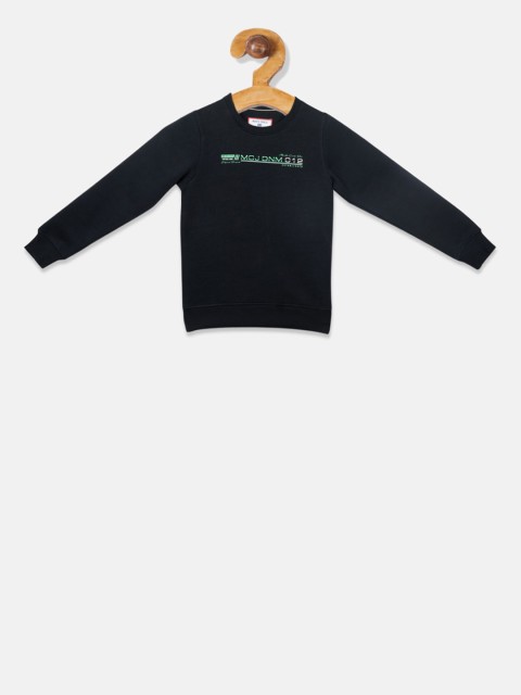 

Monte Carlo Boys Black Printed Sweatshirt