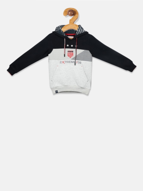 

Monte Carlo Boys Black & Grey Colourblocked Sweatshirt