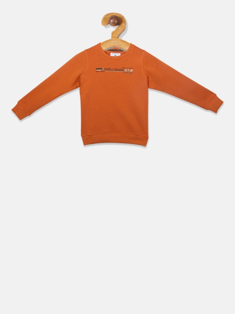 

Monte Carlo Boys Orange Solid Sweatshirt