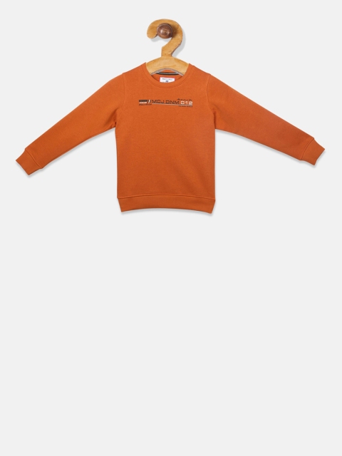 

Monte Carlo Boys Orange Printed Sweatshirt