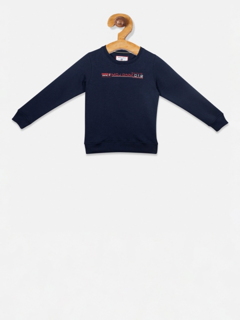 

Monte Carlo Boys Blue & Orange Printed Sweatshirt