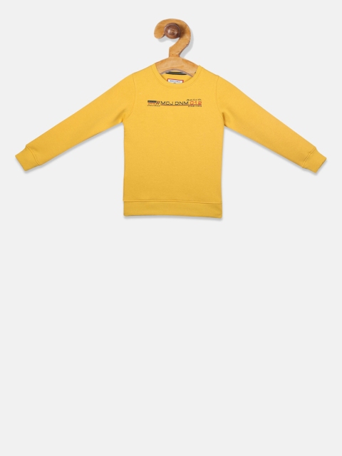 

Monte Carlo Boys Yellow Printed Sweatshirt